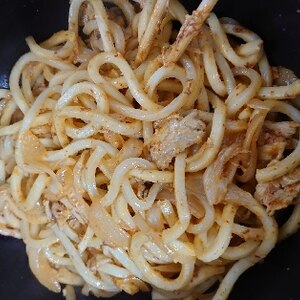 麺つゆで簡単♡豚キムチうどん